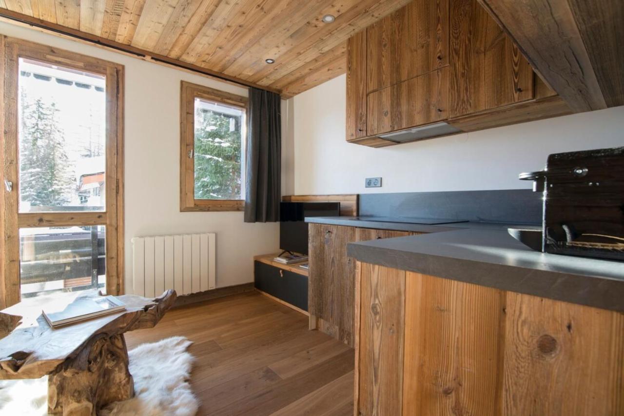 Les Brigues - Appartement Avec Vue Sur La Montagne Et Acces Aux Pistes Courchevel Exterior photo
