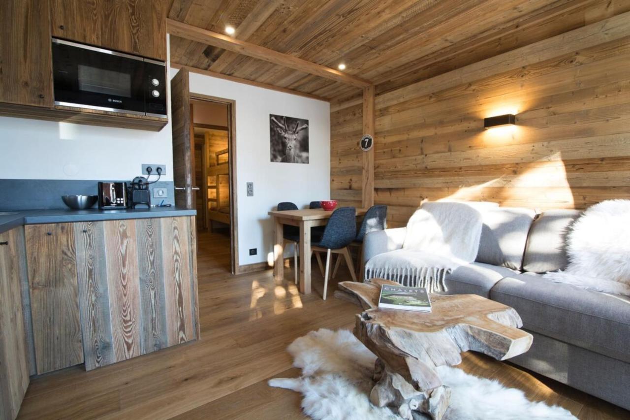 Les Brigues - Appartement Avec Vue Sur La Montagne Et Acces Aux Pistes Courchevel Exterior photo